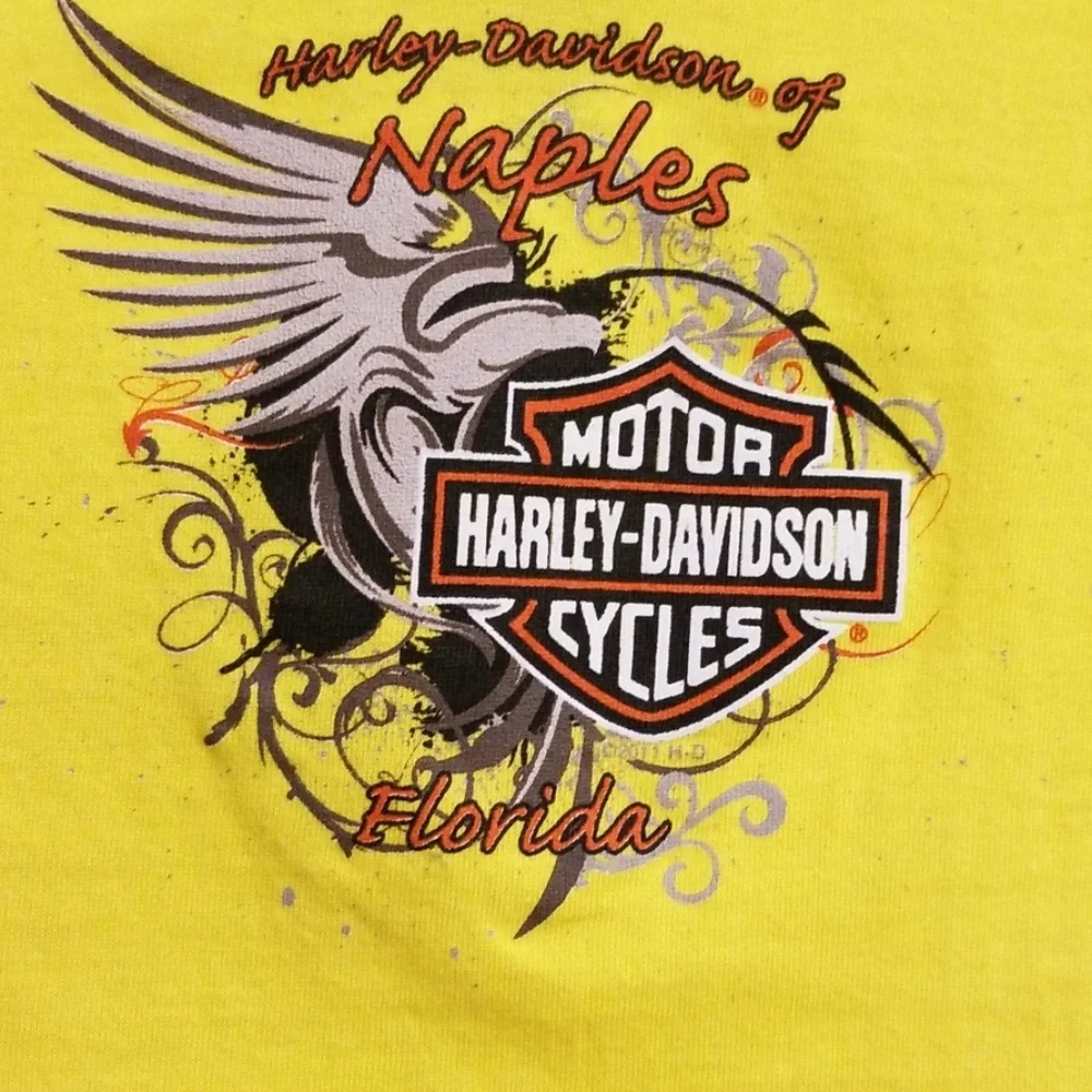 Yellow Harley-Davidson Tee - Picture 5 of 5